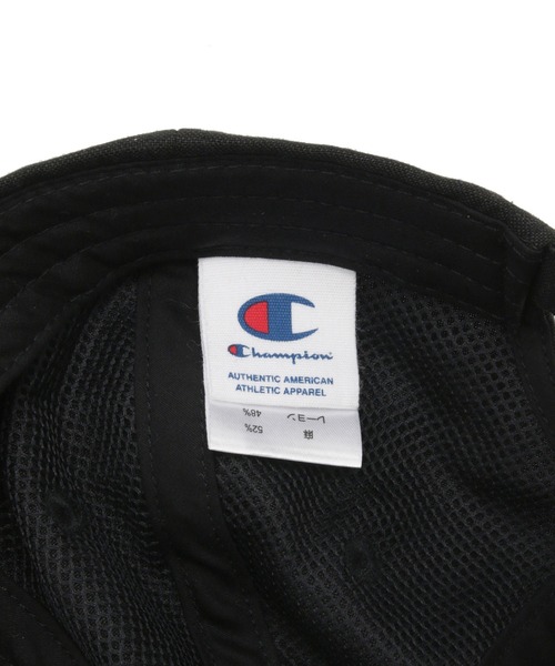 Champion（チャンピオン）の「【Champion/チャンピオン別注】 リンクコーデ /麻混ロゴ刺繍キャップ（キャップ・レディース・ブラック/キナリ/ブルー系その他4・FREE）」の7枚目の写真