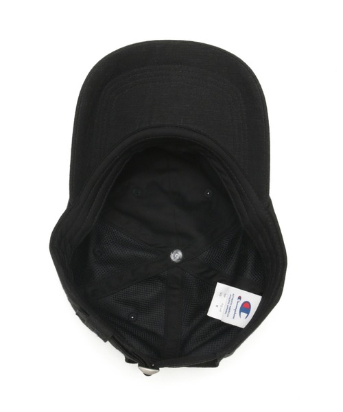 Champion（チャンピオン）の「【Champion/チャンピオン別注】 リンクコーデ /麻混ロゴ刺繍キャップ（キャップ・レディース・ブラック/キナリ/ブルー系その他4・FREE）」の5枚目の写真