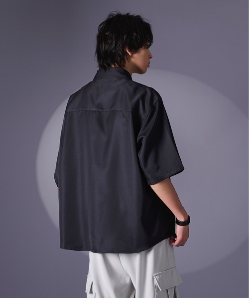 Ellno Loset（エルノロゼット）の「チェーン付シャツ（シャツ/ブラウス・メンズ・ブラック/オフホワイト・SMALL/MEDIUM/LARGE）」の20枚目の写真