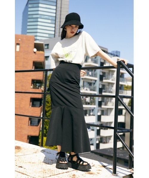SLY（スライ）の「IRREGULAR HEM MERMAID SK イレギュラー ヘム