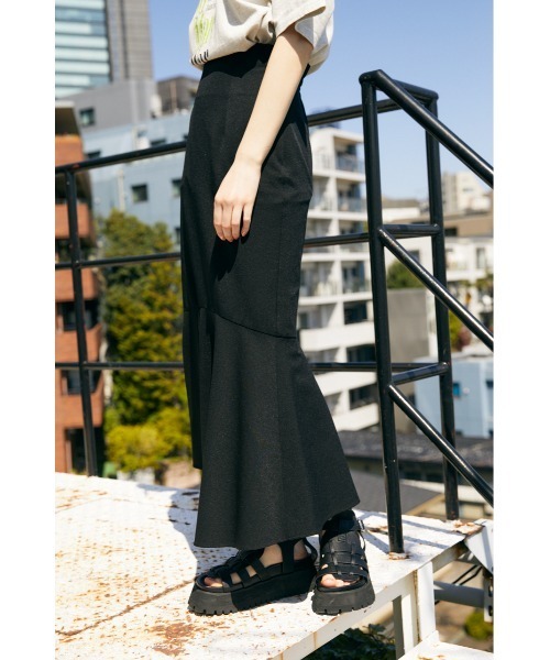 SLY（スライ）の「IRREGULAR HEM MERMAID SK イレギュラー ヘム