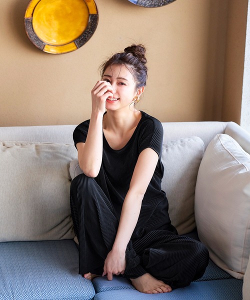 2点セット】クリスタルプリーツセットアップ（セットアップ