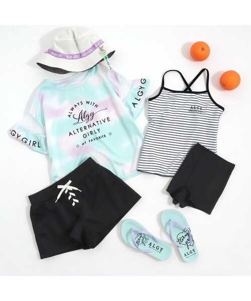 algy（アルジー）の「ロゴサンダルA（サンダル・キッズ・ブラック/サックスブルー・24/22/20/18）」の4枚目の写真