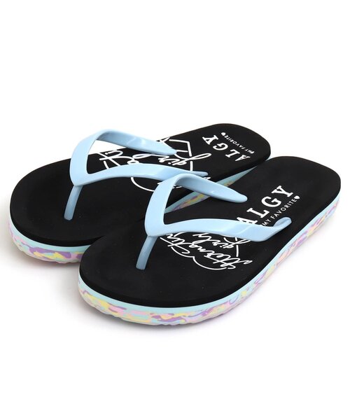 algy（アルジー）の「ロゴサンダルA（サンダル・キッズ・ブラック/サックスブルー・24/22/20/18）」の5枚目の写真