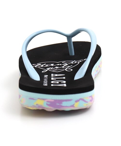 algy（アルジー）の「ロゴサンダルA（サンダル・キッズ・ブラック/サックスブルー・24/22/20/18）」の10枚目の写真