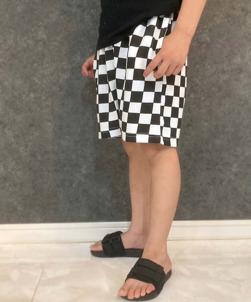 THE CASUAL(カジュアル)の「総柄ハーフパンツ(その他パンツ・キッズ・チャコール/ベージュ/グリーン/グレー系その他/ブラック/ブラック系その他・110cm/120cm/130cm/140cm/150cm/160cm/100cm)」の8枚目の写真