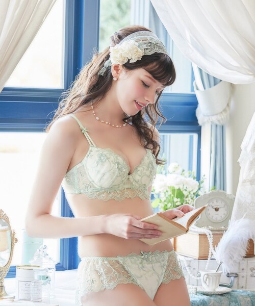 Risa Magli(リサマリ)の「◆マリッジ ブラジャー(ブラジャー・レディース・パープル/グレー系/グリーン系・F65/E70/E65/F70/F75/E75)」の9枚目の写真