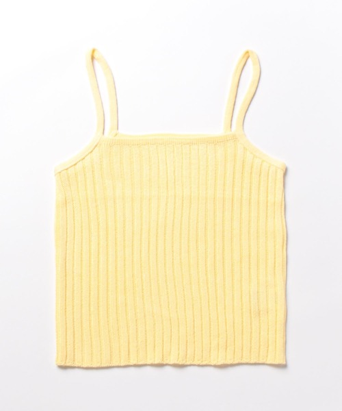 apres jour（アプレジュール）の「リブニットキャミ+メッシュカーディガン【ZOZOTOWN限定アイテム】（カーディガン/ボレロ・レディース・ブラック/ピンク/イエロー/アイボリー・X-LARGE/フリー）」の5枚目の写真