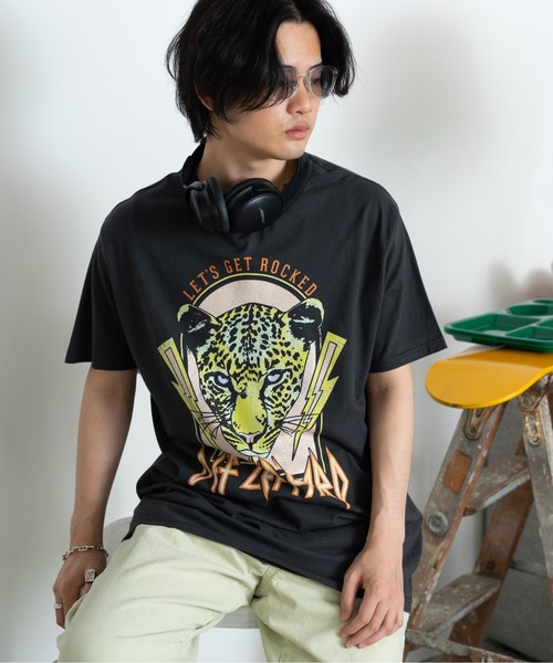 Def Leppard グラフィックTシャツ Mサイズ ブラックメイドインUSA Def Leppard グラフィックTシャツ Mサイズ ブラックメイドイン