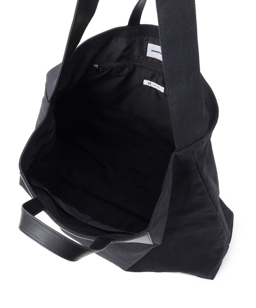 tk.TAKEO KIKUCHI（ティーケータケオキクチ）の「◆ADAMPATEK 別注 キャンバス×シンセティックレザービッグショルダートートバッグ（トートバッグ・メンズ・ブラック・00）」の6枚目の写真