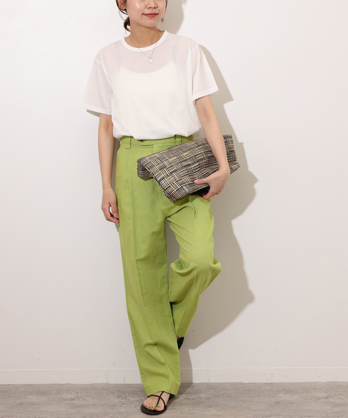 シアー天竺ハーフスリーブ