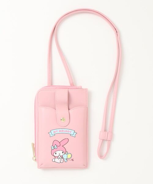 E-COME(イーカム)の「キャラクター スマホショルダー(ショルダーバッグ・レディース・ピンク/ターコイズブルー/イエロー×グリーン/パープル/ライトブルー/ライトピンク/ベージュ/ライトパープル・FREE)」の8枚目の写真