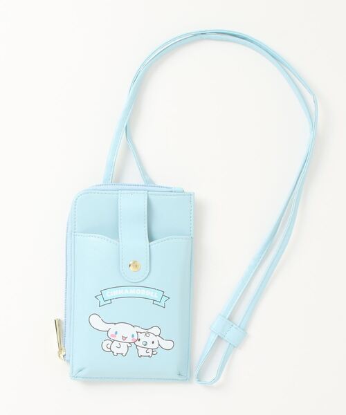 E-COME(イーカム)の「キャラクター スマホショルダー(ショルダーバッグ・レディース・ピンク/ターコイズブルー/イエロー×グリーン/パープル/ライトブルー/ライトピンク/ベージュ/ライトパープル・FREE)」の3枚目の写真