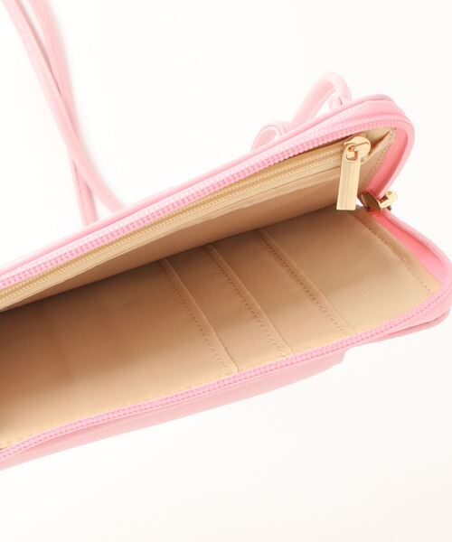 E-COME(イーカム)の「キャラクター スマホショルダー(ショルダーバッグ・レディース・ピンク/ターコイズブルー/イエロー×グリーン/パープル/ライトブルー/ライトピンク/ベージュ/ライトパープル・FREE)」の9枚目の写真