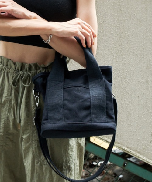 Auntie Rosa Holiday（アンティローザホリデー）の「2WAYキャンバスミニトート（トートバッグ・レディース・アイボリー/ブラック/カーキ・FREE）」の16枚目の写真