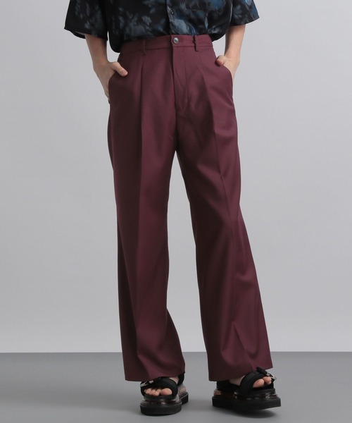 HARE（ハレ）の「TRワイドフレアトラウザー(HARE)（スラックス・メンズ・グレー/ブラック/レッド/ブラウン系その他・SMALL/MEDIUM/LARGE）」の4枚目の写真