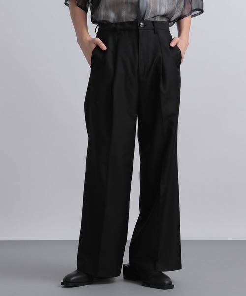 HARE（ハレ）の「TRワイドフレアトラウザー(HARE)（スラックス・メンズ・グレー/ブラック/レッド/ブラウン系その他・SMALL/MEDIUM/LARGE）」の6枚目の写真