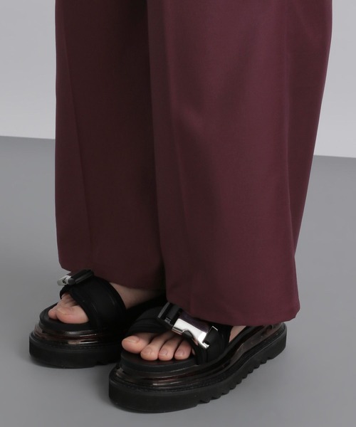 HARE（ハレ）の「TRワイドフレアトラウザー(HARE)（スラックス・メンズ・グレー/ブラック/レッド/ブラウン系その他・SMALL/MEDIUM/LARGE）」の19枚目の写真