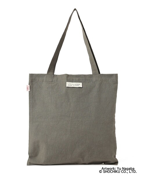 BEAMS JAPAN(ビームス ジャパン)の「小津安二郎監督 × BEAMS JAPAN / アニバーサリー ロゴ トートバッグ(トートバッグ・メンズ・チャコールグレー/オフホワイト・ONE SIZE)」の7枚目の写真
