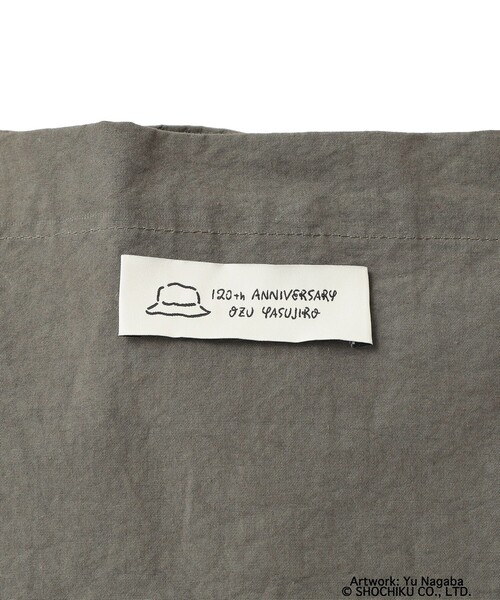 BEAMS JAPAN(ビームス ジャパン)の「小津安二郎監督 × BEAMS JAPAN / アニバーサリー ロゴ トートバッグ(トートバッグ・メンズ・チャコールグレー/オフホワイト・ONE SIZE)」の15枚目の写真