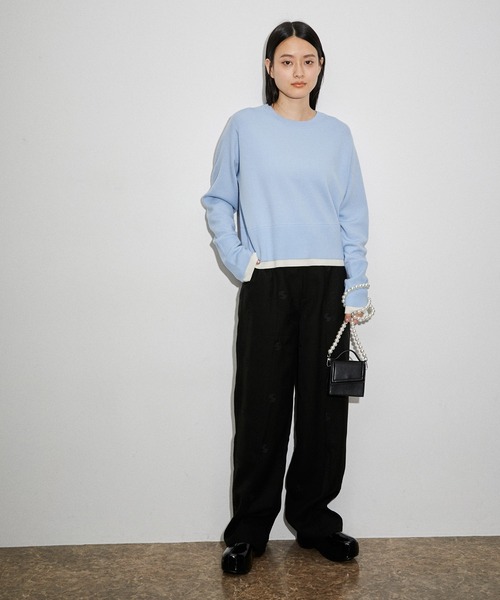 ADAM ET ROPE'（アダムエロペ）の「チェーンアクセサリーミニバッグ（ショルダーバッグ・レディース・ブラック/その他1・FREE）」の5枚目の写真