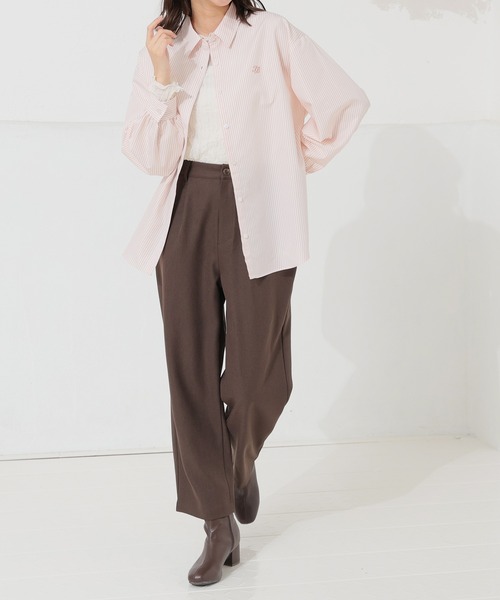 Honeys（ハニーズ）の「ストレートパンツ（その他パンツ・レディース・ベージュ/ブラウン/ブラック/チャコールグレー・L/M/SS/S）」の10枚目の写真