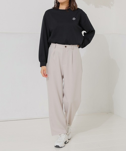 Honeys（ハニーズ）の「ストレートパンツ（その他パンツ・レディース・ベージュ/ブラウン/ブラック/チャコールグレー・L/M/SS/S）」の12枚目の写真