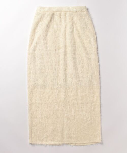 wee9s（ウィークス）の「mop skirt / ウエストゴムリラックスモップスカート（スカート・レディース・アイボリー/ブラック/ブルー・FREE/LONG）」の5枚目の写真