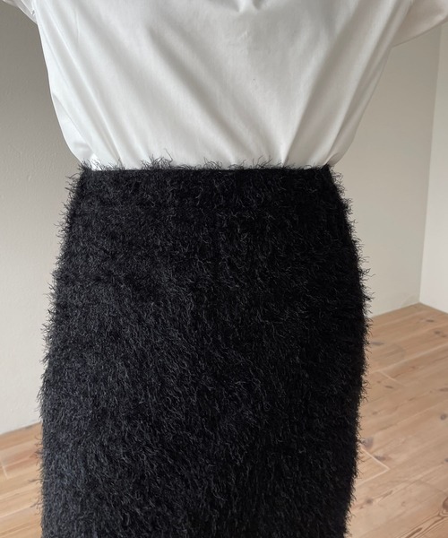 wee9s（ウィークス）の「mop skirt / ウエストゴムリラックスモップスカート（スカート・レディース・アイボリー/ブラック/ブルー・FREE/LONG）」の20枚目の写真