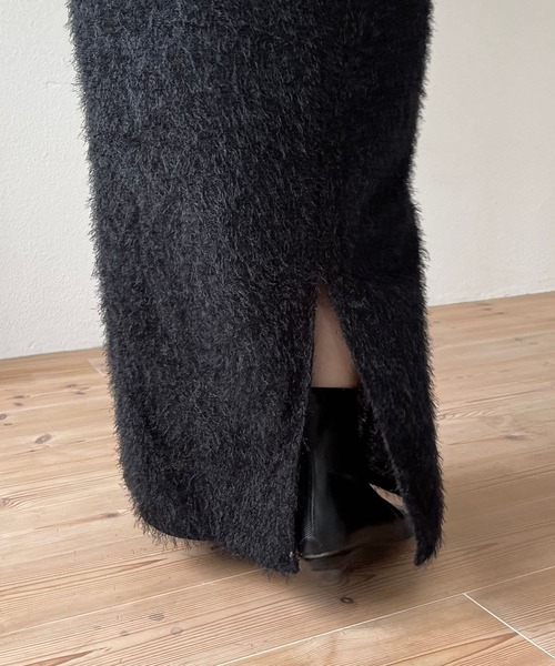 wee9s（ウィークス）の「mop skirt / ウエストゴムリラックスモップスカート（スカート・レディース・アイボリー/ブラック/ブルー・FREE/LONG）」の18枚目の写真