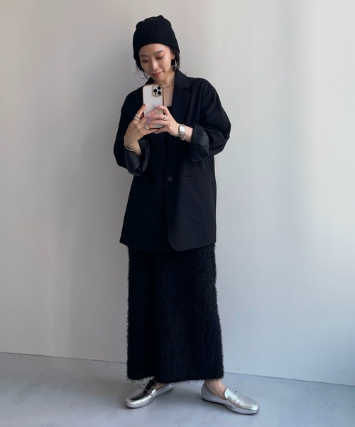 mop skirt / ウエストゴムリラックスモップスカート（スカート