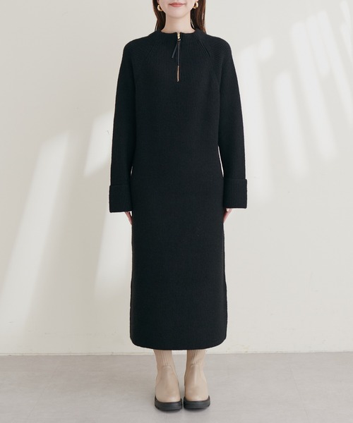 ワンピース ALLSAINTS（オールセインツ） ワンピース CAVARLY LONG SLEEVE RUFFLE