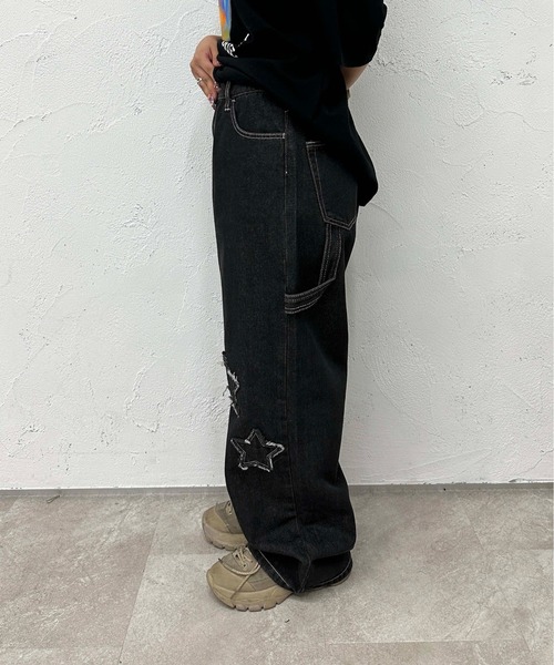 sedacle(セダクル)の「スターペインターデニムパンツ(デニムパンツ・メンズ・ブラック/パープル/ブラウン・MEDIUM/LARGE)」の11枚目の写真