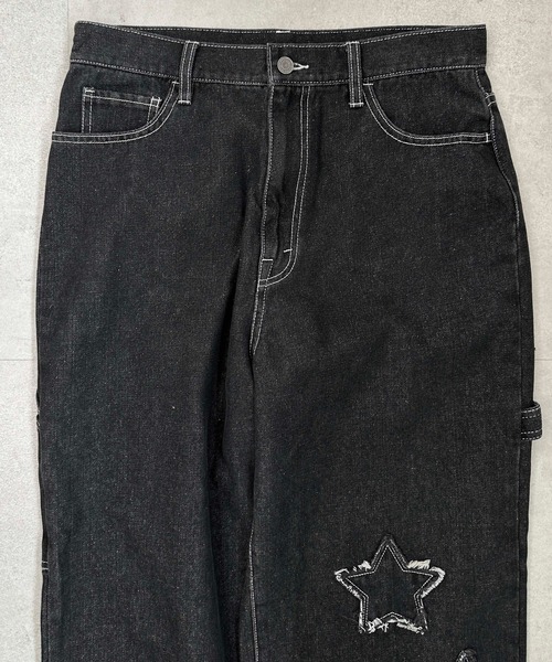 sedacle(セダクル)の「スターペインターデニムパンツ(デニムパンツ・メンズ・ブラック/パープル/ブラウン・MEDIUM/LARGE)」の15枚目の写真