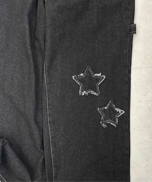 sedacle(セダクル)の「スターペインターデニムパンツ(デニムパンツ・メンズ・ブラック/パープル/ブラウン・MEDIUM/LARGE)」の19枚目の写真
