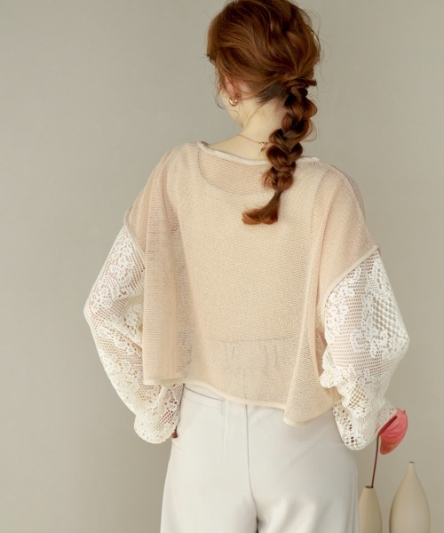 hinari（ヒナリ）の「長袖カットソー（Tシャツ/カットソー・レディース・アイボリー・FREE）」の9枚目の写真