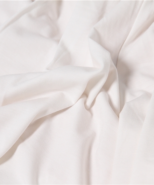 AZUL by moussy（アズールバイマウジー）の「ファイン40/-TRPu天竺ワイドPT（その他パンツ・レディース・オフホワイト/ブラック/ダークカーキ・MEDIUM/LARGE/SMALL）」の11枚目の写真