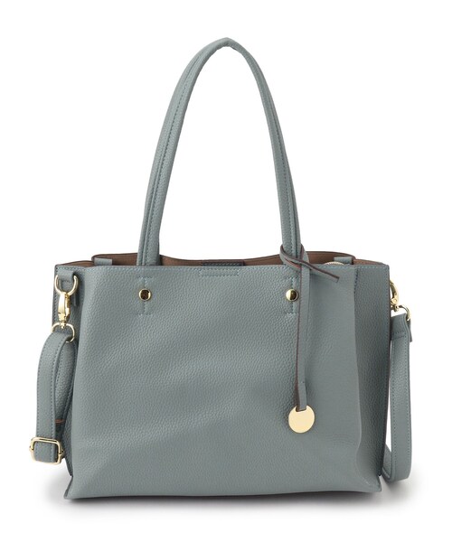 SHOO・LA・RUE（シューラルー）の「◆【軽量/2WAY】ふわっと軽いトートバッグ（トートバッグ・レディース・ブルー/ピンク系/サンドベージュ/ブラック・00）」の4枚目の写真