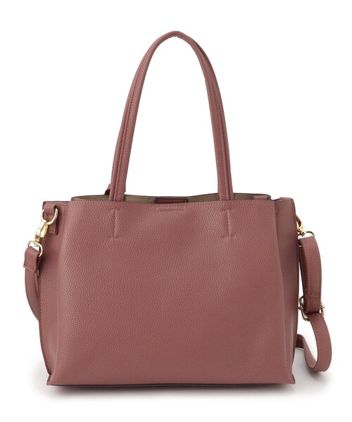 SHOO・LA・RUE（シューラルー）の「◆【軽量/2WAY】ふわっと軽いトートバッグ（トートバッグ・レディース・ブルー/ピンク系/サンドベージュ/ブラック・00）」の8枚目の写真