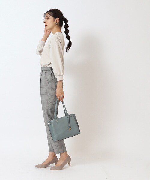 SHOO・LA・RUE（シューラルー）の「◆【軽量/2WAY】ふわっと軽いトートバッグ（トートバッグ・レディース・ブルー/ピンク系/サンドベージュ/ブラック・00）」の20枚目の写真