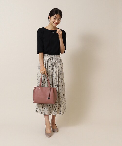 SHOO・LA・RUE（シューラルー）の「◆【軽量/2WAY】ふわっと軽いトートバッグ（トートバッグ・レディース・ブルー/ピンク系/サンドベージュ/ブラック・00）」の22枚目の写真