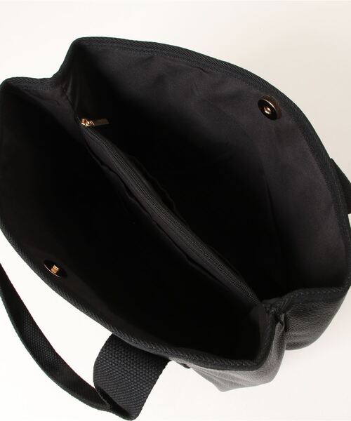 salle de bal（サルデバル）の「polka polka / ポルカポルカ 合皮 ファスナー 仕切りトート ランチトート SDI（トートバッグ・レディース・ダークブラウン/アイボリー/カーキ/ライトブラウン/ダークグレー/ブラック/ベージュ・FREE）」の15枚目の写真