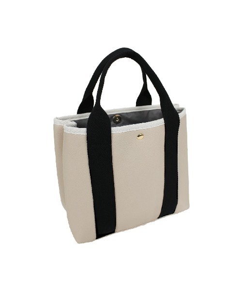 salle de bal（サルデバル）の「polka polka / ポルカポルカ 合皮 ファスナー 仕切りトート ランチトート SDI（トートバッグ・レディース・ダークブラウン/アイボリー/カーキ/ライトブラウン/ダークグレー/ブラック/ベージュ・FREE）」の20枚目の写真