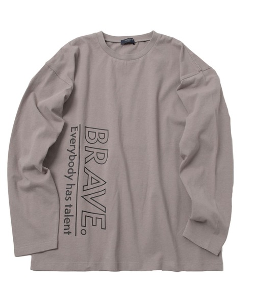 GLAZOS(グラソス)の「【WEB限定】【プチプラ】【再入荷】フロントアソートプリント長袖Tシャツ(その他トップス・キッズ・ライトグリーン/グレイッシュブルー/ブラック/ライトグレー/ブラック系その他/キナリ/ベージュ系その他/オフホワイト/サックスブルー/チャコールグレー・170cm/150cm/130cm/140cm/160cm)」の7枚目の写真