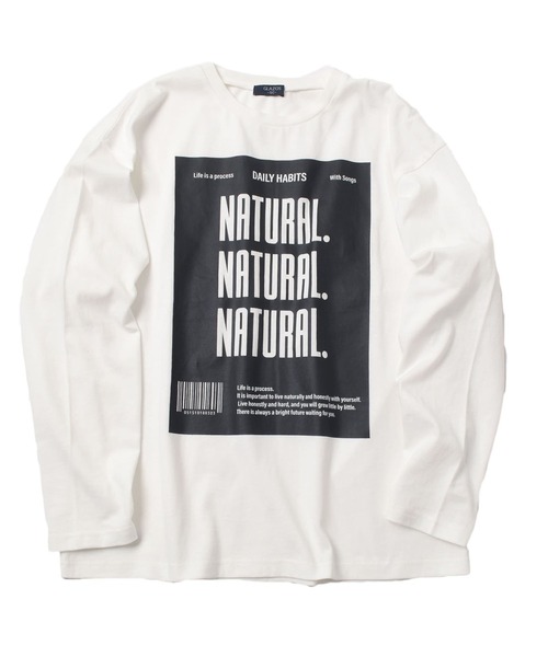 GLAZOS(グラソス)の「【WEB限定】【プチプラ】【再入荷】フロントアソートプリント長袖Tシャツ(その他トップス・キッズ・ライトグリーン/グレイッシュブルー/ブラック/ライトグレー/ブラック系その他/キナリ/ベージュ系その他/オフホワイト/サックスブルー/チャコールグレー・170cm/150cm/130cm/140cm/160cm)」の22枚目の写真