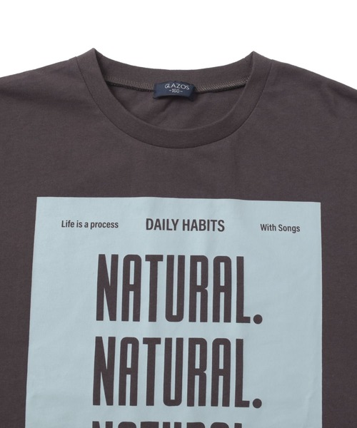 GLAZOS(グラソス)の「【WEB限定】【プチプラ】【再入荷】フロントアソートプリント長袖Tシャツ(その他トップス・キッズ・ライトグリーン/グレイッシュブルー/ブラック/ライトグレー/ブラック系その他/キナリ/ベージュ系その他/オフホワイト/サックスブルー/チャコールグレー・170cm/150cm/130cm/140cm/160cm)」の16枚目の写真