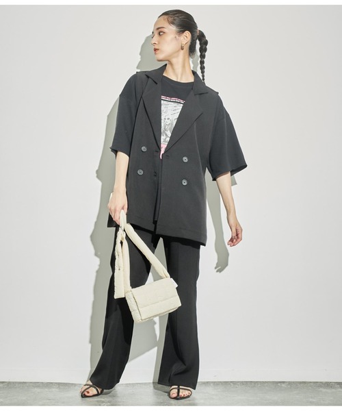 ANAP(アナップ)の「ナイロンキルティングミニショルダーバック(ショルダーバッグ・レディース・グリーン/レッド/アイボリー/ブラック・FREE)」の9枚目の写真