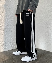 【NOWLE】ワイド ドローコード スウェット ジャージ パンツ