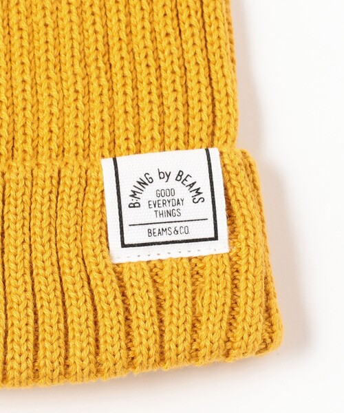 B:MING by BEAMS（ビーミングバイビームス）の「B:MING by BEAMS / リブ ワッチキャップ（ニットキャップ/ビーニー・キッズ・ブルー/パープル/イエロー系その他5/レッド系その他7/ダークグリーン・LARGE/MEDIUM）」の6枚目の写真