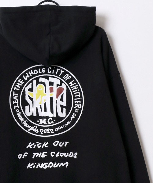 Mark Gonzales（マーク・ゴンザレス）の「MARK GONZALES ARTWORK COLLECTION/マークゴンザレス 別注 オーバーサイズ 裏起毛 ストリート バックプリント スウェット パーカー フーディー/長袖 トップス プルオーバー/レディース メンズ（パーカー・メンズ・ホワイト/ホワイト系その他/アッシュグレー/ブラック系その他/ホワイト系その他2/グレー系その他2/ブラック/グレー系その他/ブラック系その他2/ホワイト系その他4/ブラック系その他3/ホワイト系その他3/ブラック系その他4/グレー系その他3/グレー系その他4/ブラック系その他5/ホワイト系その他5/グレー系その他5/ブラック系2/ブラック系3/ホワイト系/ホワイト系3/ホワイト系1/ホワイト系2/ブラック系1/ブラック系・M/L/XL）」の14枚目の写真